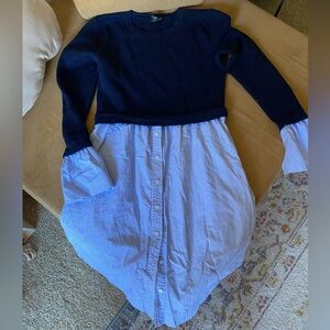 Club Monaco shirt sweater dress S
